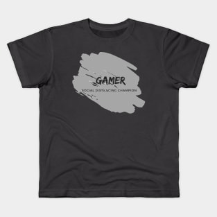 Gamer Social Distancing Champion Gaming Game Tournament for Teen Tween College gift Kids T-Shirt